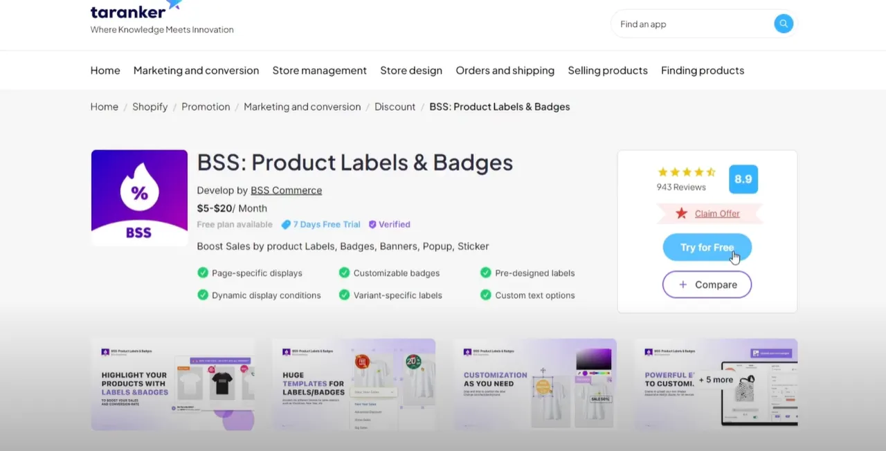 Enhance product visibility with BSS’s dynamic labels and badges. Customize page-specific displays and set variant-specific labels to boost Shopify store sales.